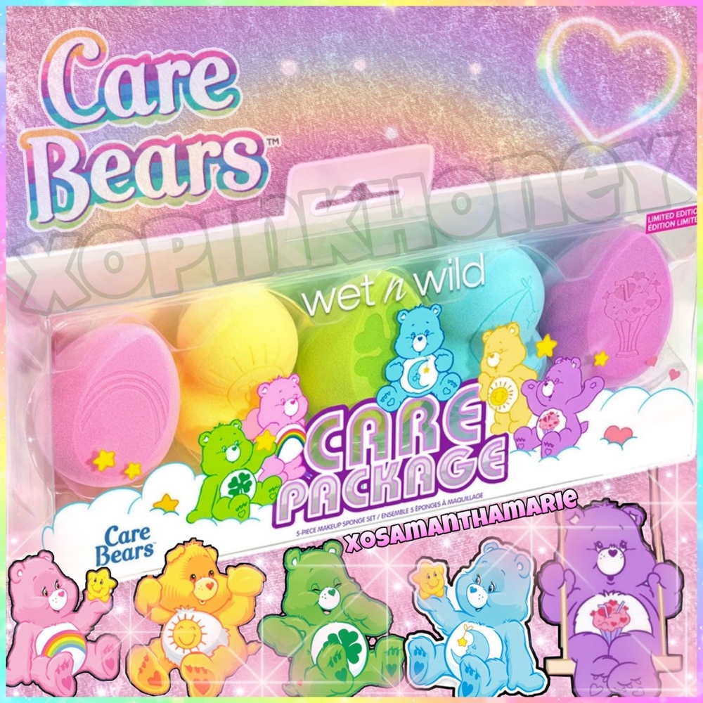 Wet n Wild Care Bears Sponge Set